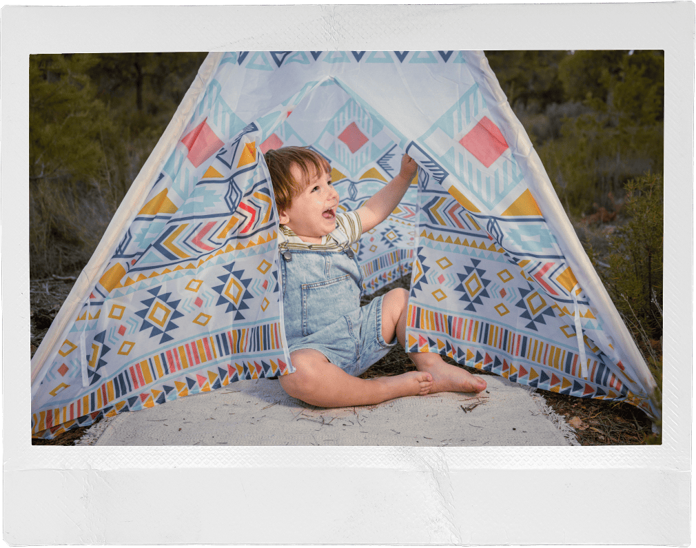 fotografía infantil en exterior en alhama de murcia