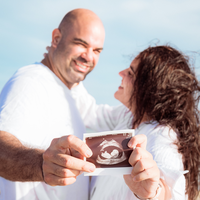 fotografía de maternidad en exterior
