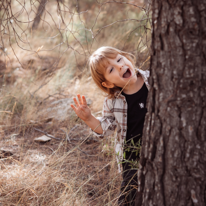 fotografía infantil en exterior